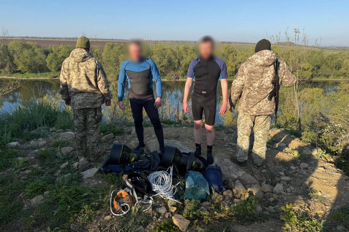 На Вінниччині чоловіки ризикували життям, щоб незаконно потрапити за кордон (відео)