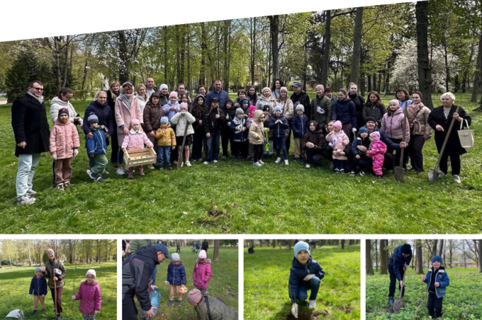 Юні вінничани долучилися до висадки дерев та вчилися піклуватися про довкілля