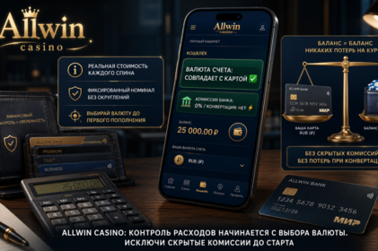 Почему валюта счета в Allwin casino важна перед пополнением баланса