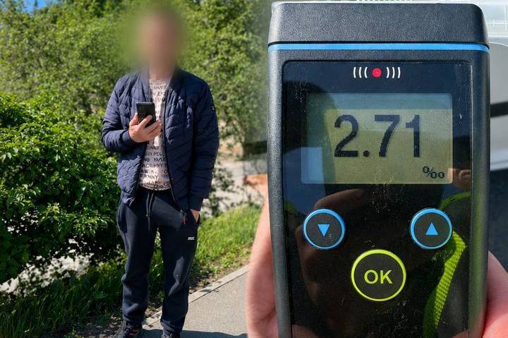Драгер зашкалював: у центрі Вінниці зупинили п’яного водія