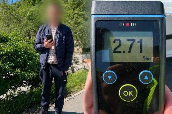 Драгер зашкалював: у центрі Вінниці зупинили п’яного водія