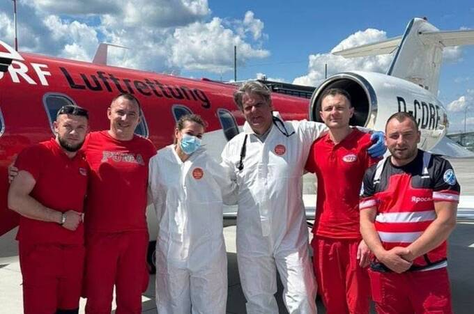 Пораненого бійця ЗСУ успішно евакуювали з Вінниці до Жешува для подальшого лікування