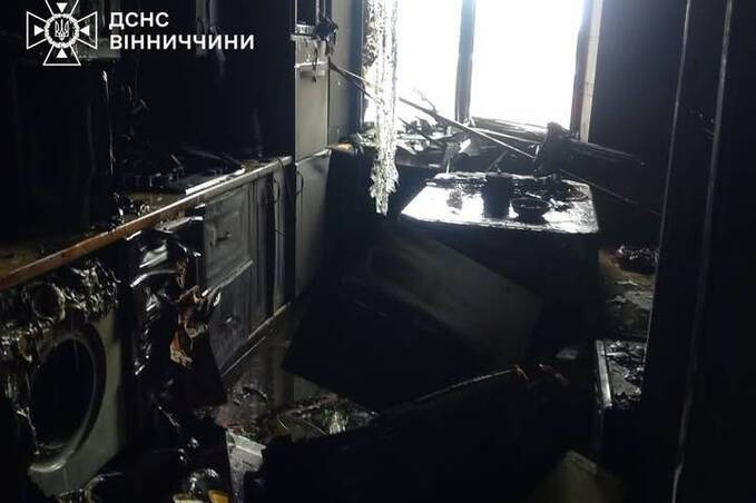 У Вінниці під час пожежі в будинку загинула 30-річна маломобільна жінка