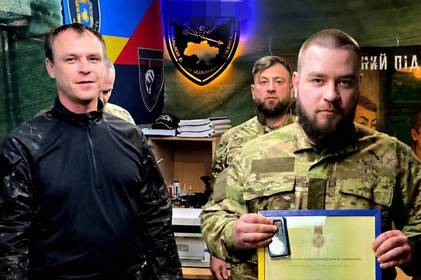 Поліцейський з Бершаді отримав відзнаку Президента та почесний «Срібний хрест»