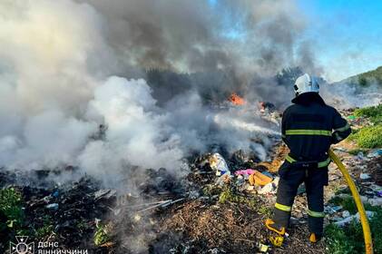 Вогняна доба на Вінниччині: рятувальники дев’ять разів виїжджали на виклики