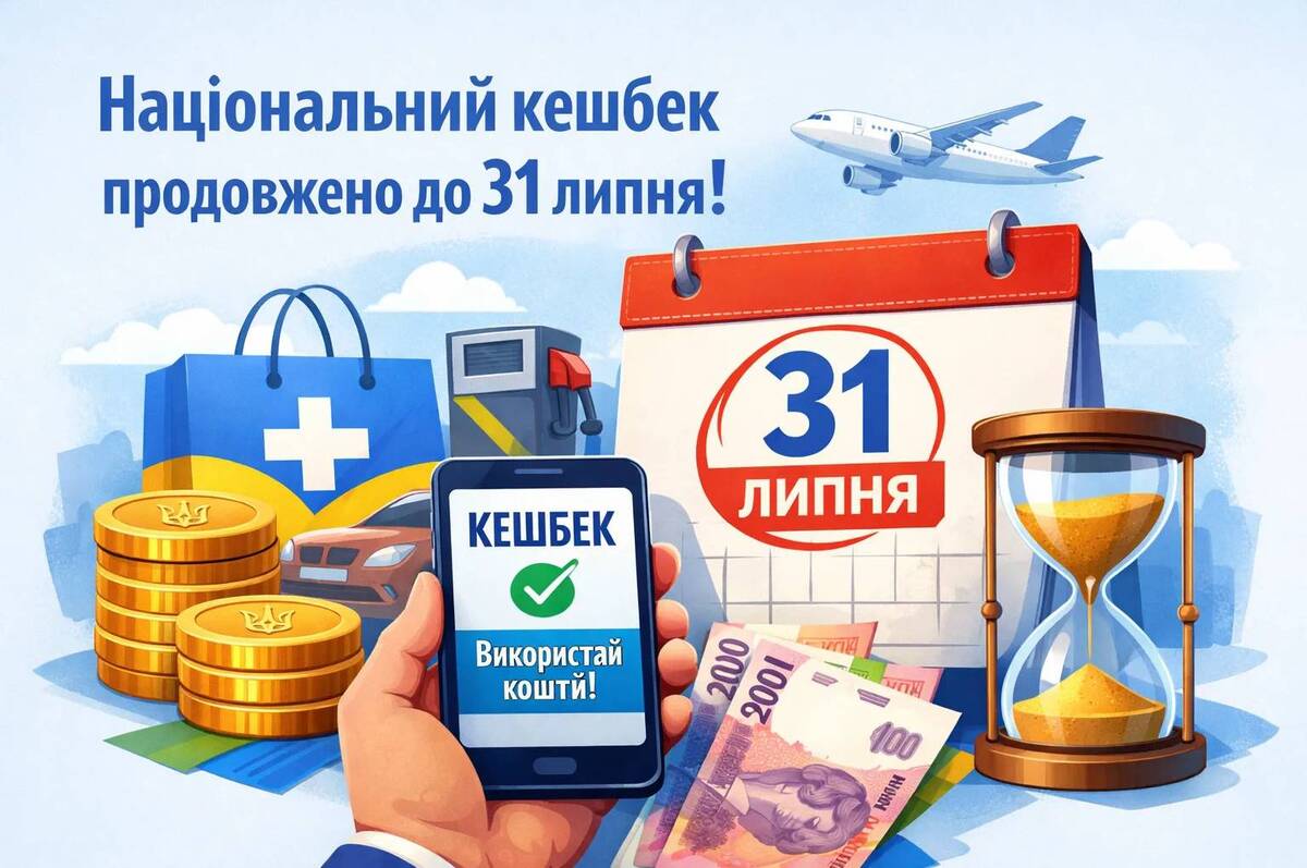 Українцям продовжили термін використання "Національного кешбеку"