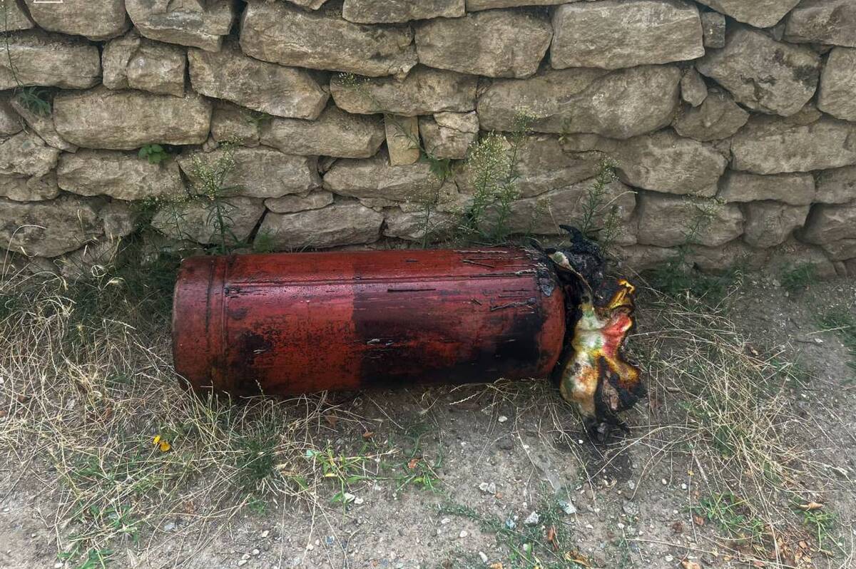 У Ямполі через необережність із вогнем загорівся газовий балон (фото)