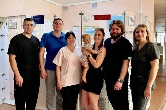 Лікарі обласної дитячої лікарні вилікували хлопчика від небезпечної нейробластоми