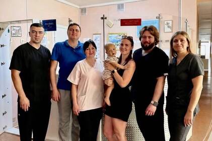 Лікарі обласної дитячої лікарні вилікували хлопчика від небезпечної нейробластоми