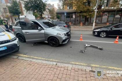 Унаслідок ДТП у центрі Вінниці 25-річна дівчина потрапила до лікарні