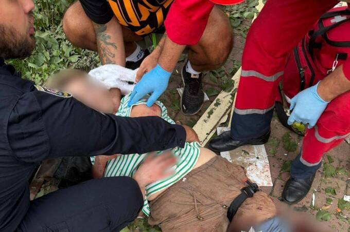 Патрульні показали перші кадри після атаки безпілотників на Вінницю (відео)