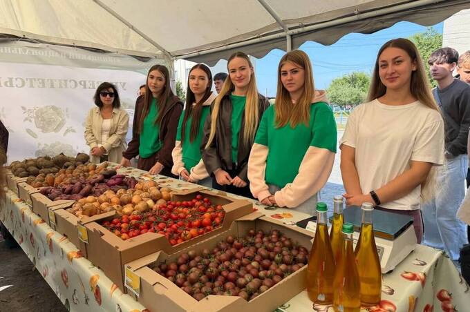 У Вінницькому аграрному університеті відкрили студентський ринок