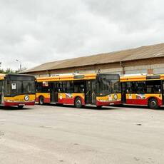 У Вінницю доставили перші автобуси Solaris, придбані завдяки збору в Польщі
