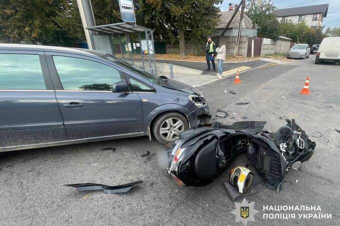 На Вінниччині за день сталися дві ДТП: постраждали мотоцикліст і велосипедист