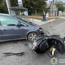 На Вінниччині за день сталися дві ДТП: постраждали мотоцикліст і велосипедист