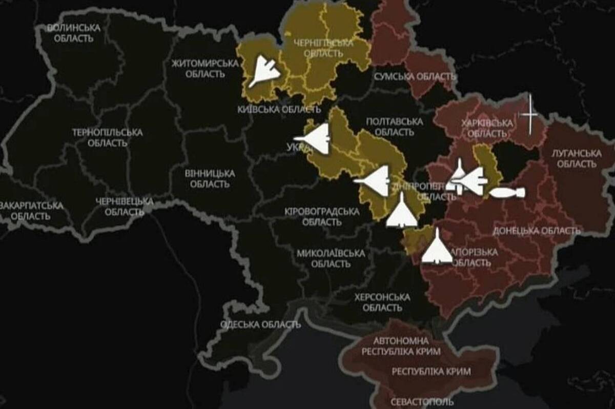В Україні запустили карту руху ворожих дронів і ракет: як вона працює