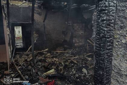 На Вінниччині під час пожежі в будинку загинула 55-річна жінка
