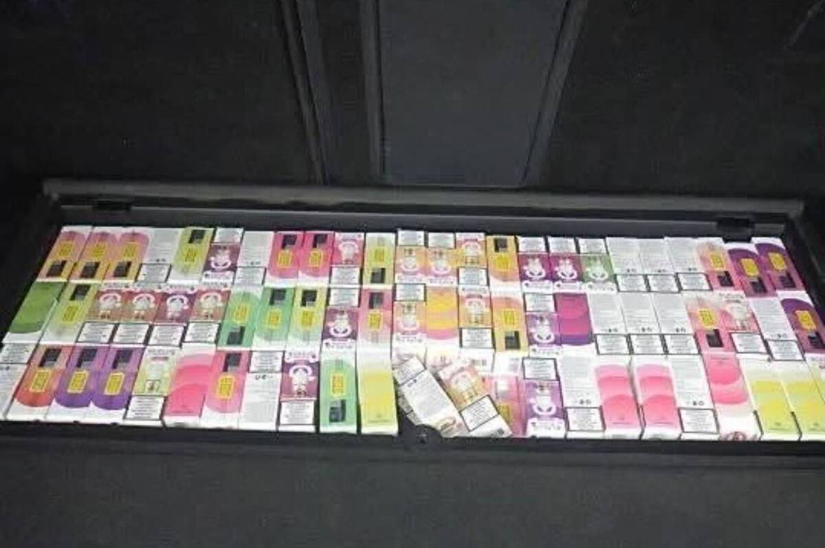 На Вінниччині митники знайшли 209 рідин для вейпів, захованих в автомобілі