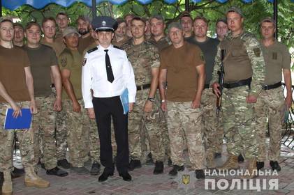 Заступник начальника ГУНП відвідав поліцейських, які несуть службу на Сході країни
