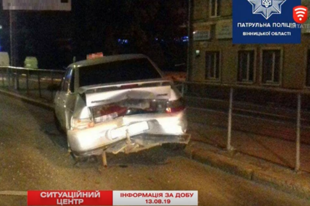 На вул. Пирогова нетверезий водій намагався втекти після ДТП