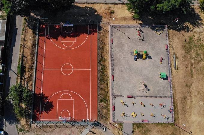 У Вінниці облаштували ще один новий сучасний спортивний майданчик 