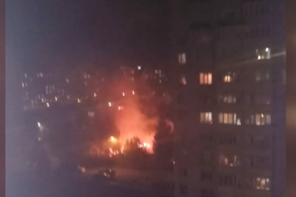 У Вінниці сталася пожежа на території Вінницького фінансово-економічного університету 