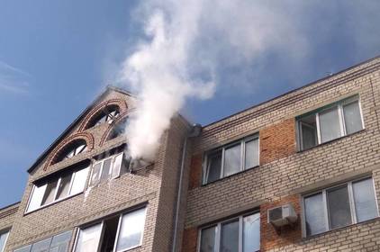 В Ладижині горіла квартира в п'ятиповерхівці