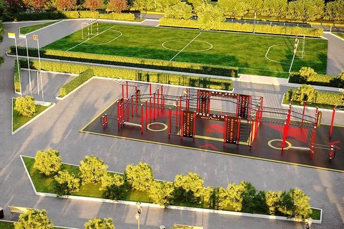 У 2020 році на площі Шкільній збудують спортивний майданчик для занять вуличною гімнастикою