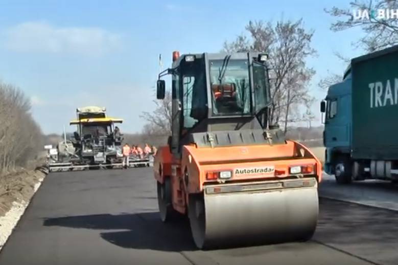 У Вінниці ремонтують Черкаське шосе