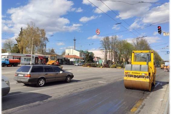У місті поточний ремонт доріг вже виконано на 42 вулицях