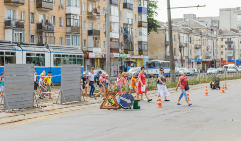 З 4 липня трамваї по вулиці Замостянській курсуватимуть у реверсному режимі