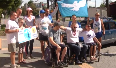 Вінниця зустрічала учасників міжнародного марафону миру "Одна країна - одна мрія"