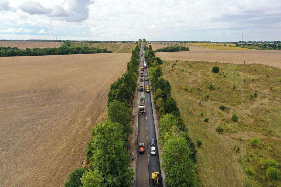 Ремонт міжнародної траси М-21: наразі  реконструюють ділянку дороги в Жмеринському районі