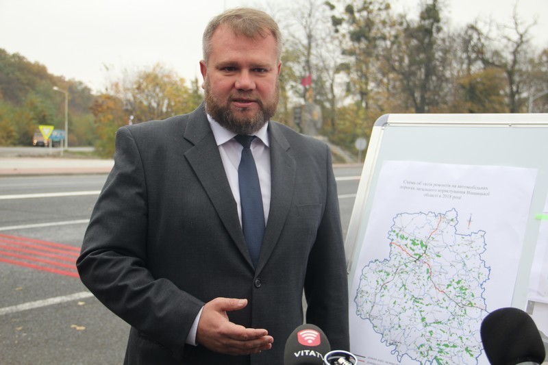 До кінця року на Вінниччині заплановано капітально відремонтувати 86 кілометрів доріг міжнародного значення