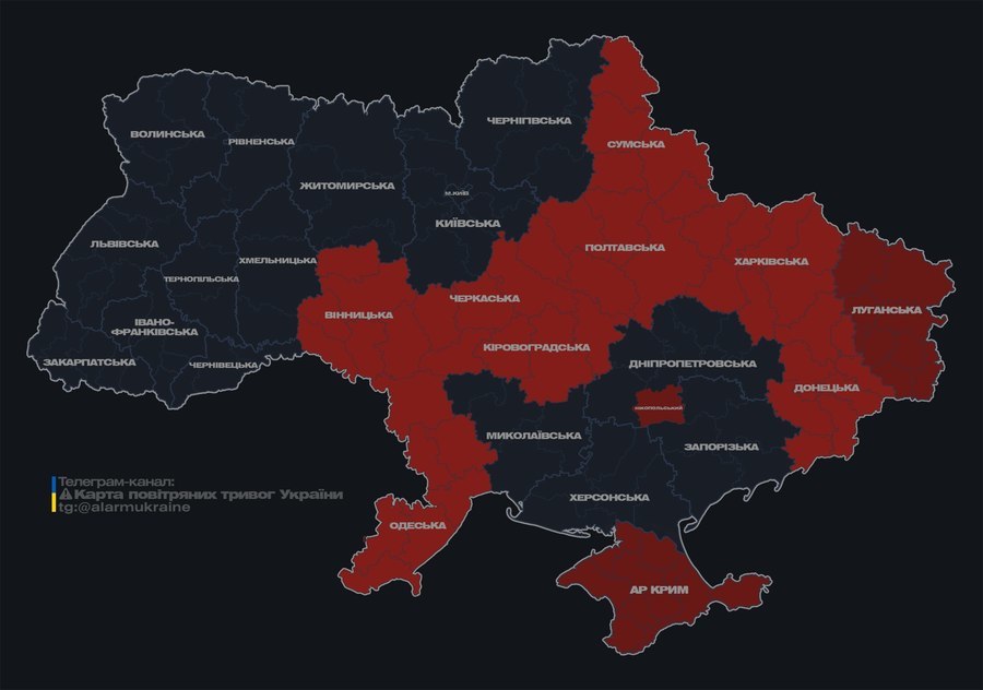 Повітряні Сили оголосили причину активації сирени повітряної тривоги у Вінниці