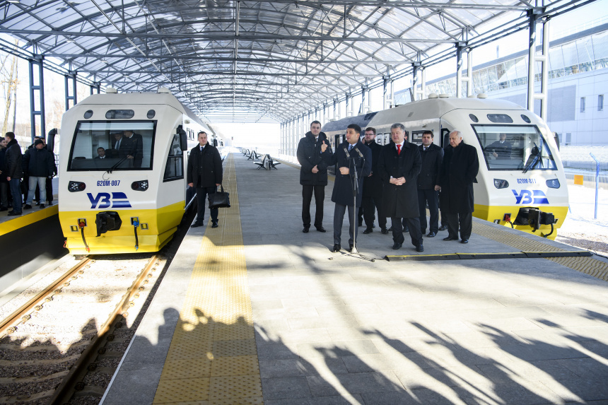 Укрзалізниця відкриває залізничне швидкісне сполучення станції Київ-Пасажирський – Бориспіль-аеропорт