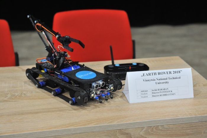 Робот Scorpion, створений студентами ВНТУ, здобув срібло на міжнародних змаганнях EARTH ROVER 2018