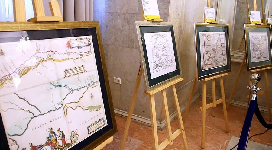 Виставку старовинних мап українських земель, яку вперше презентували у Вінниці, показали у МЗС