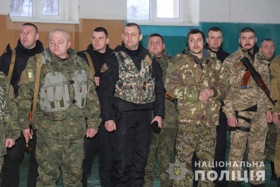 Після трьохмісячної служби на Сході України до Вінниці повернувся зведений загін поліцейських