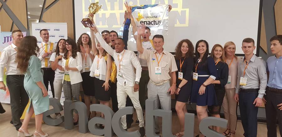 Команда ВНТУ вп'яте перемогла в національних змаганнях Enactus Ukraine!
