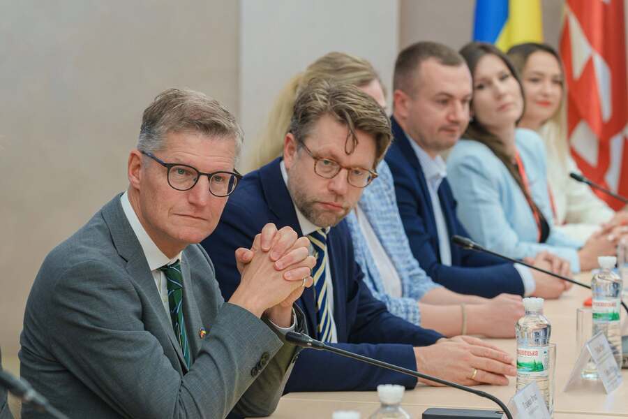 Новий обербургомістр Мюнстера вперше відвідав з візитом Вінницю (фото) Новий обербургомістр Мюнстера вперше відвідав з візитом Вінницю (фото)