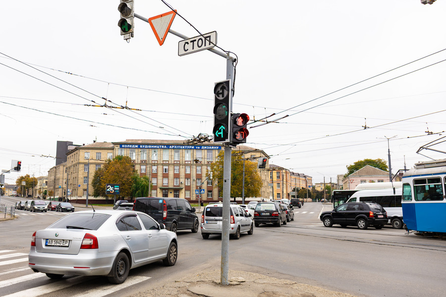 У Вінниці оновлюють світлофори на трьох ділянках: що зміниться для водіїв