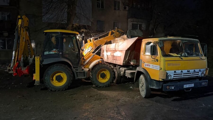 У Вінниці продовжують ліквідовувати наслідки російських атак