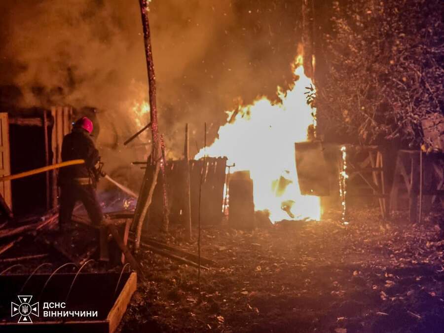 На Вінниччині горіла свиноферма: рятувальники врятували 20 свиней