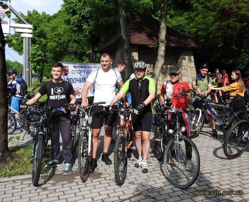 На День Європи у м. Вінниця відбувся традиційний п’ятидесятикілометровий велопробіг