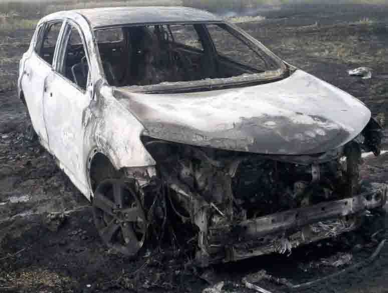 В Тиврівському районі через коротке замикання згорів автомобіль "Toyota RAV4"