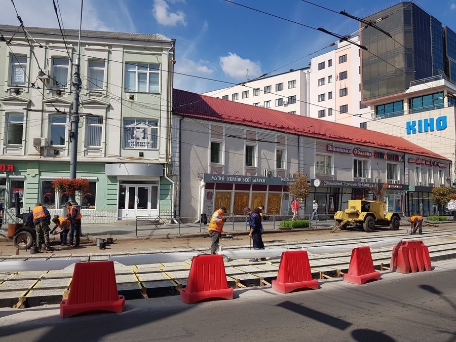 Ремонт трамвайних колій на вулиці Соборній - на "фінішній прямій"