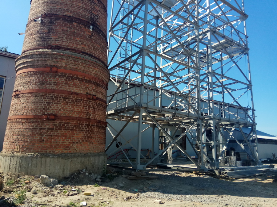 У Вінниці продовжується будівництво твердопаливної котельні та реконструкція газової
