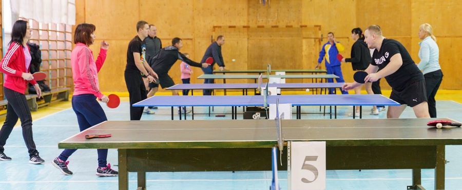 Майже пів сотні вінницьких педагогів взяли участь у чемпіонаті з настільного тенісу