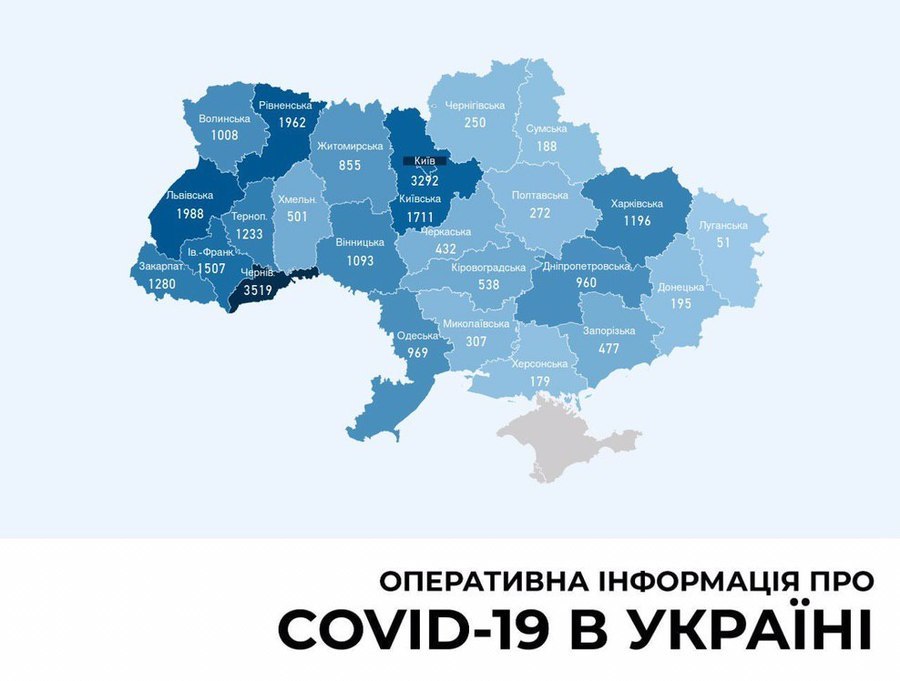Інформація про поширення коронавірусної інфекції COVID-19 станом на 5 червня 2020 року